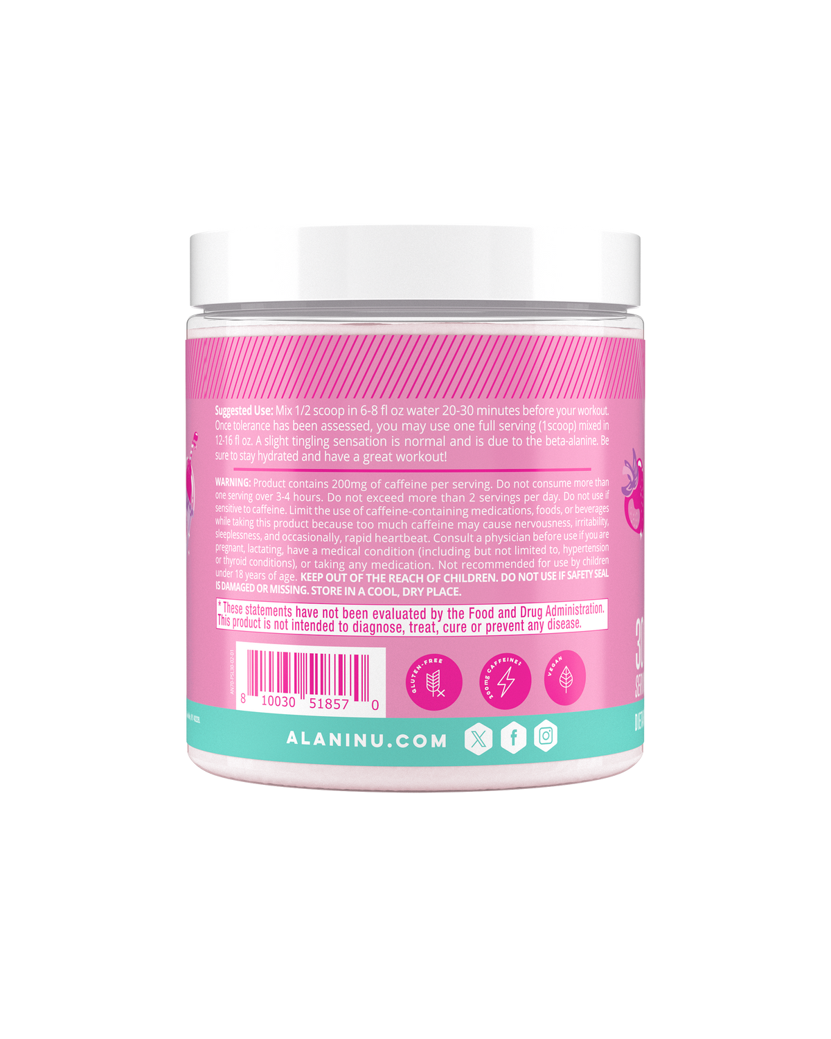 Pre-Workout - Pink Slush / 30 Servings Q7 - image 3