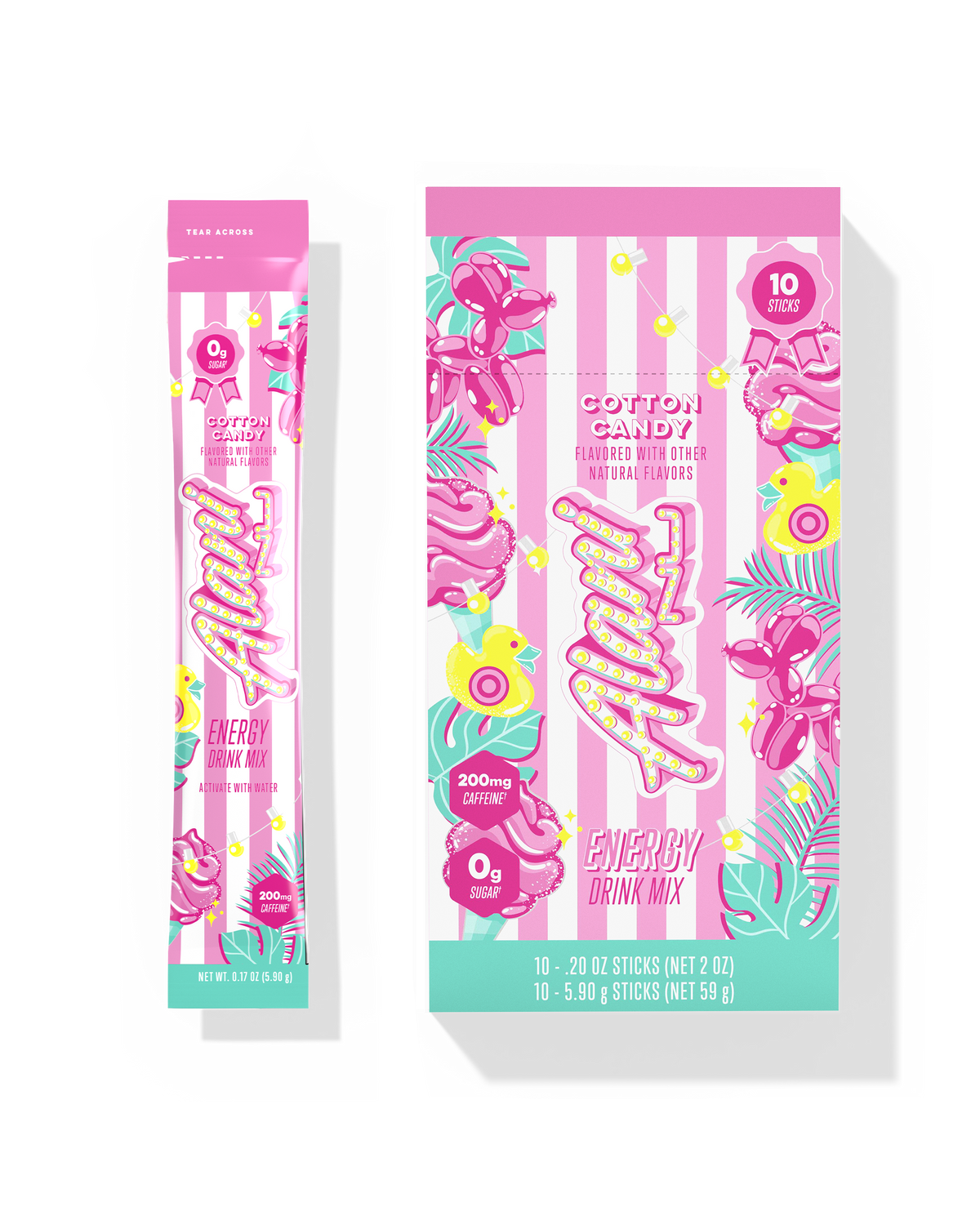 Energy Sticks - Cotton Candy / 10 Pack J8 - image 1