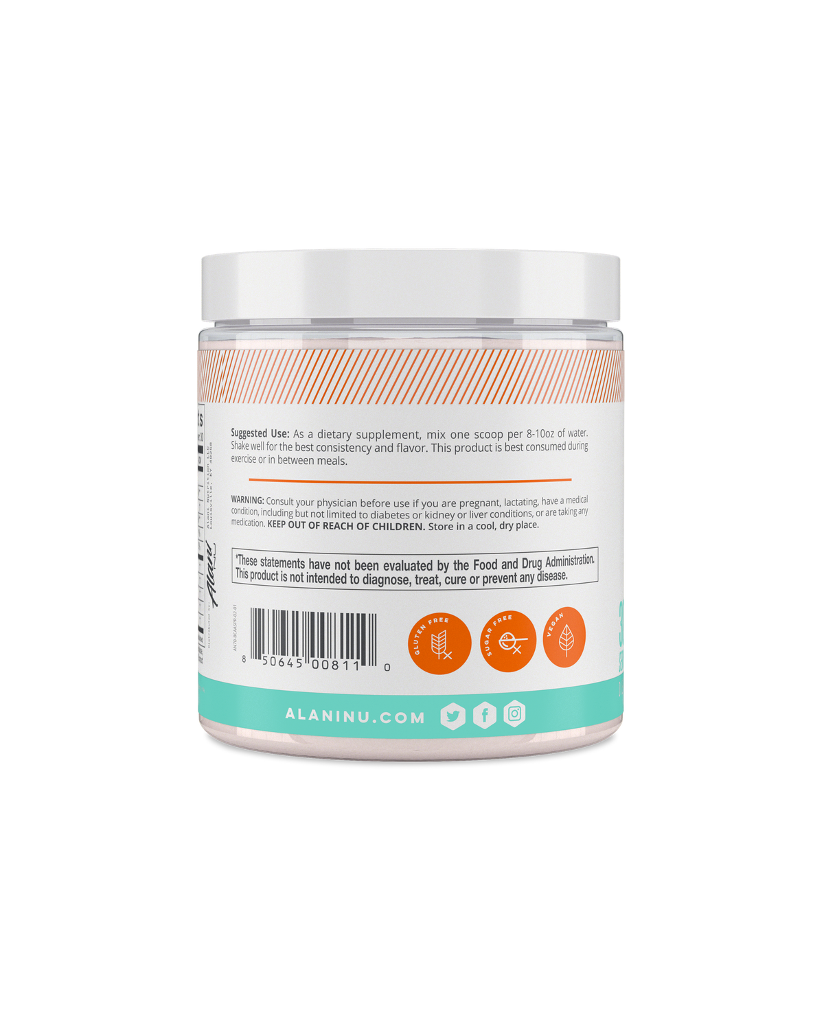 BCAA - Sour Peach Rings / 30 Servings U9 - image 2