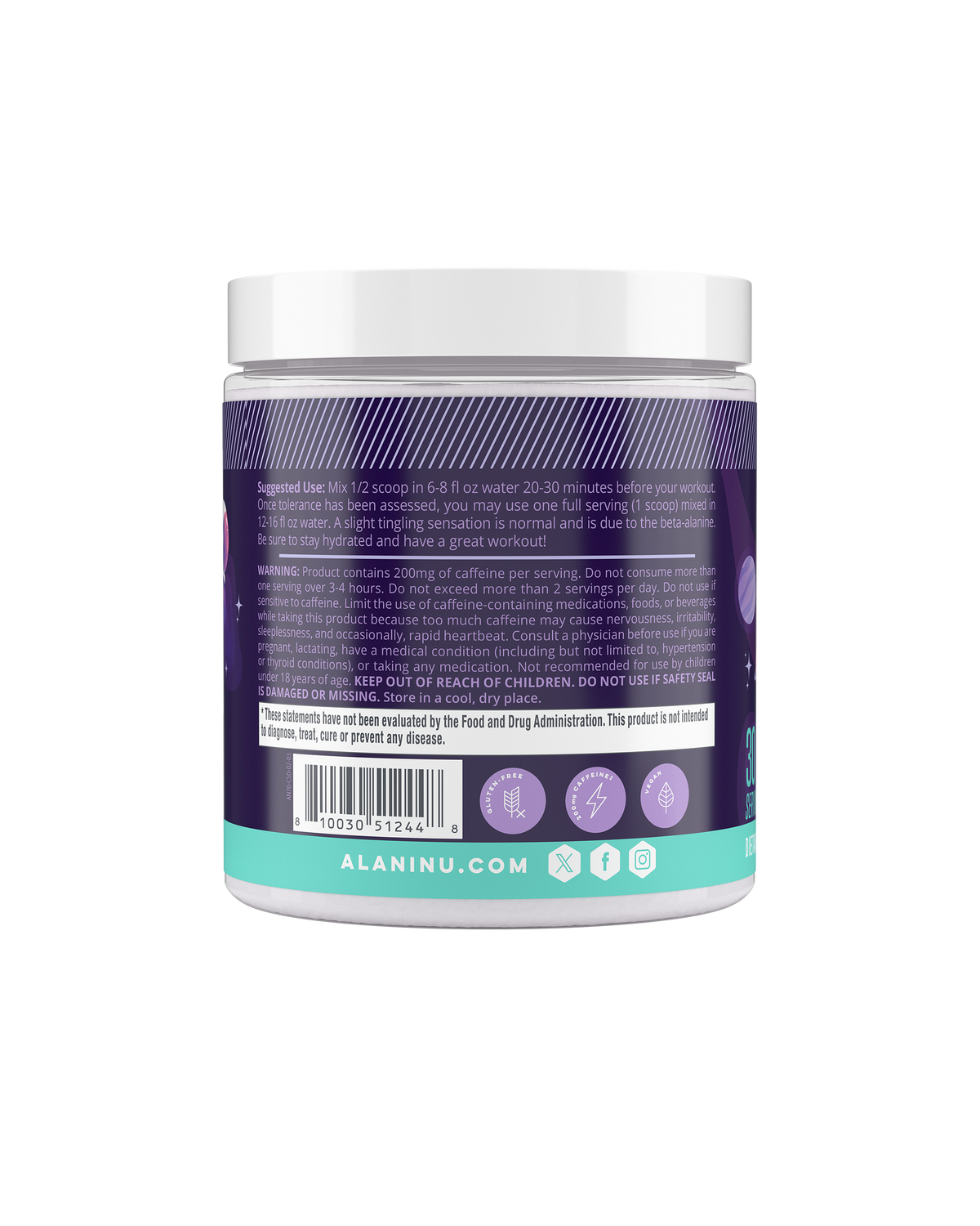 Pre-Workout - Cosmic Stardust / 30 Servings O6 - image 3
