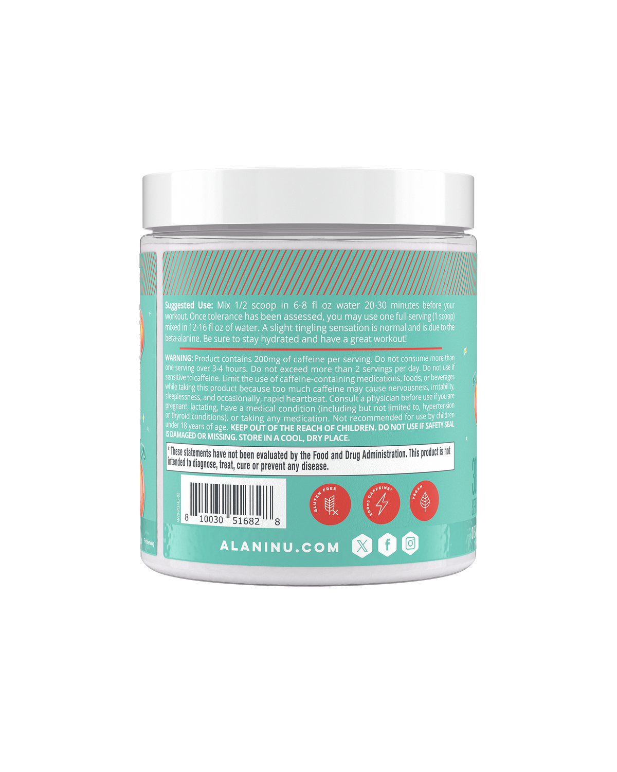 Pre-Workout - Juicy Peach / 30 Servings U5 - image 3