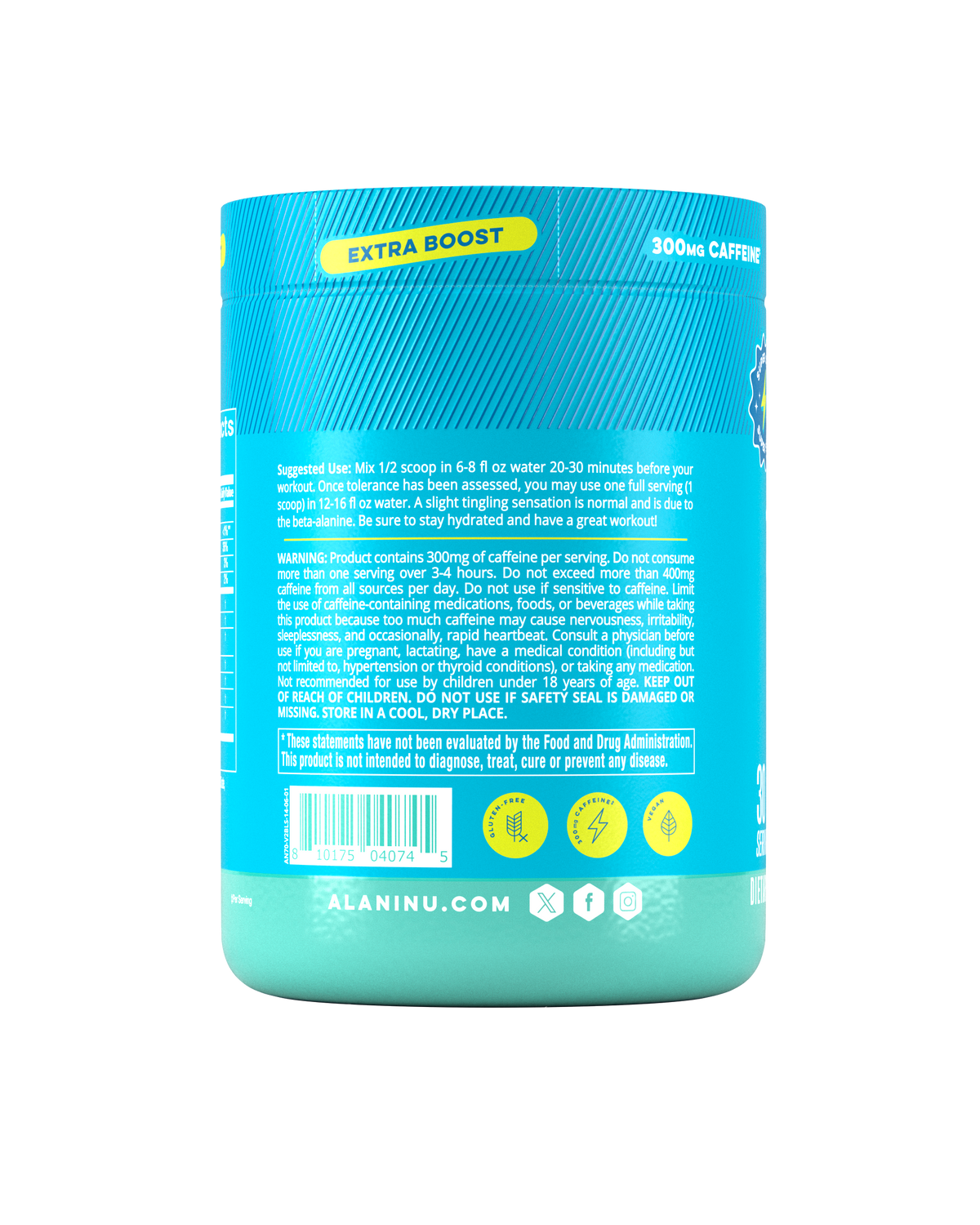 Pre-Workout+ - Blue Slush / 30 Servings W0 - image 3