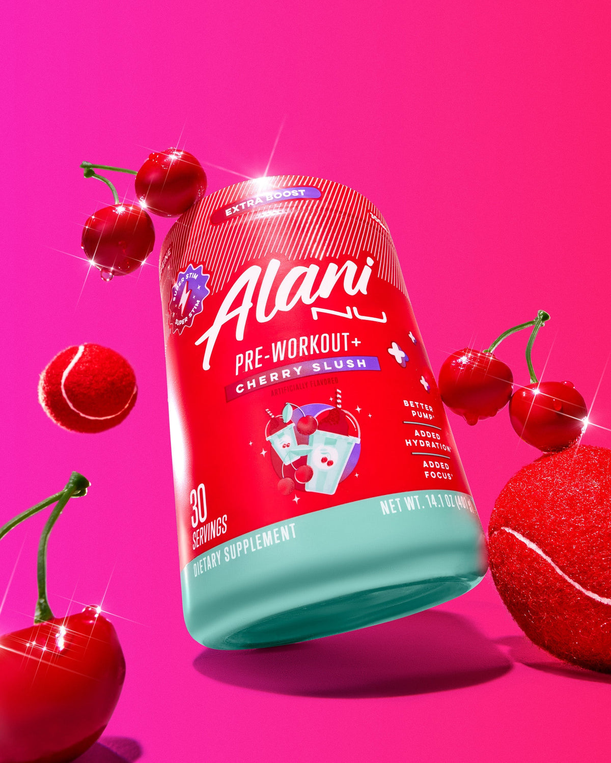 Pre-Workout+ - Cherry Slush / 30 Servings B4 - image 4