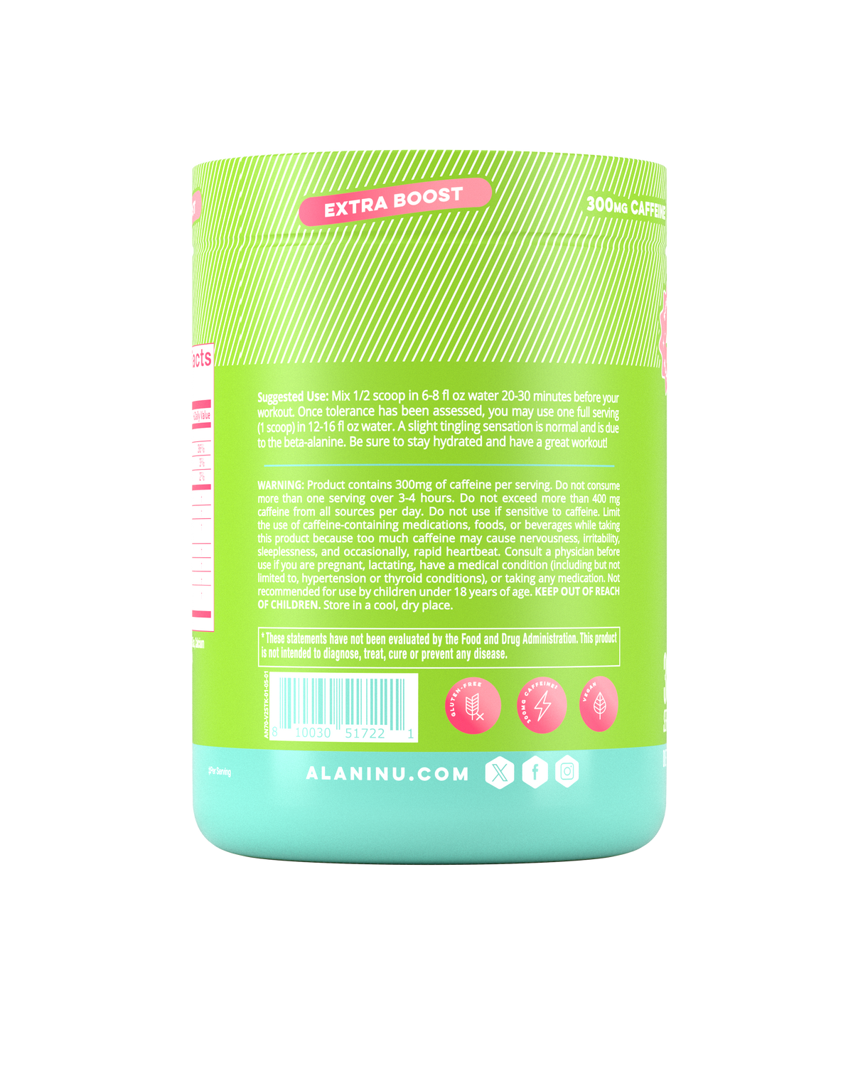Pre-Workout+ - Kiwiberry / 30 Servings E6 - image 3