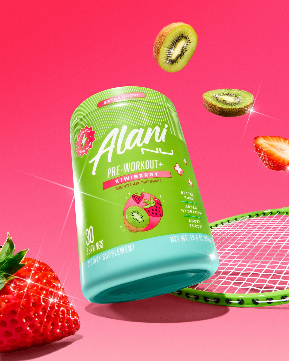 Pre-Workout+ - Kiwiberry / 30 Servings E6 - image 4