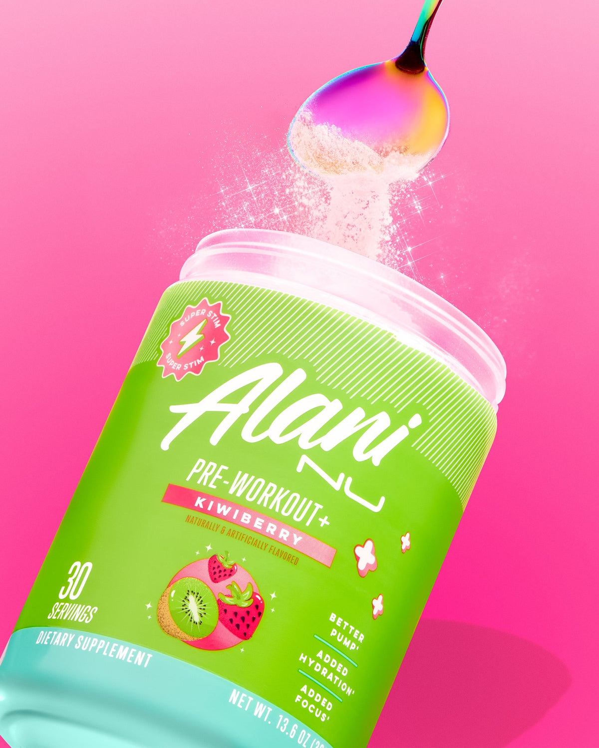 Pre-Workout+ - Kiwiberry / 30 Servings E6 - image 5