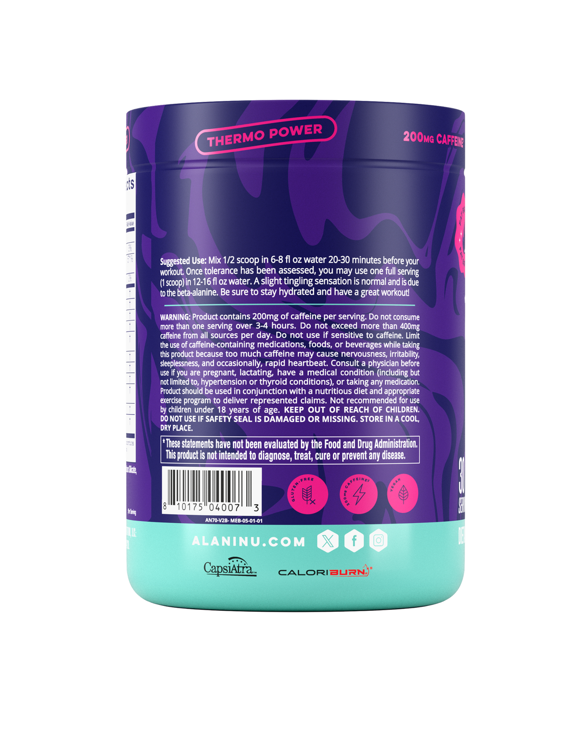 Pre-Workout+ Burn - Melonberry Blast / 30 Servings I9 - image 3