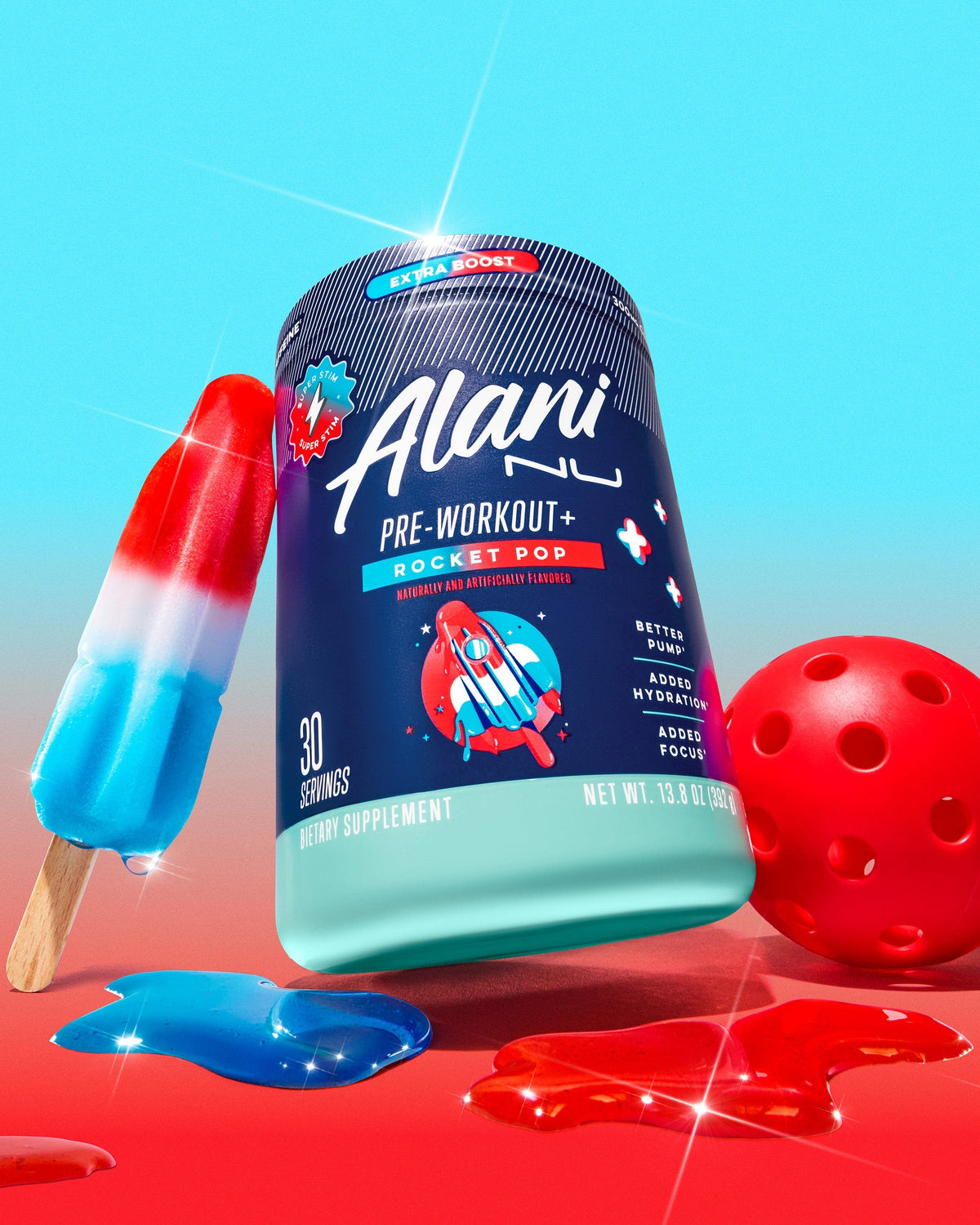 Pre-Workout+ - Rocket Pop / 30 Servings X5 - image 4