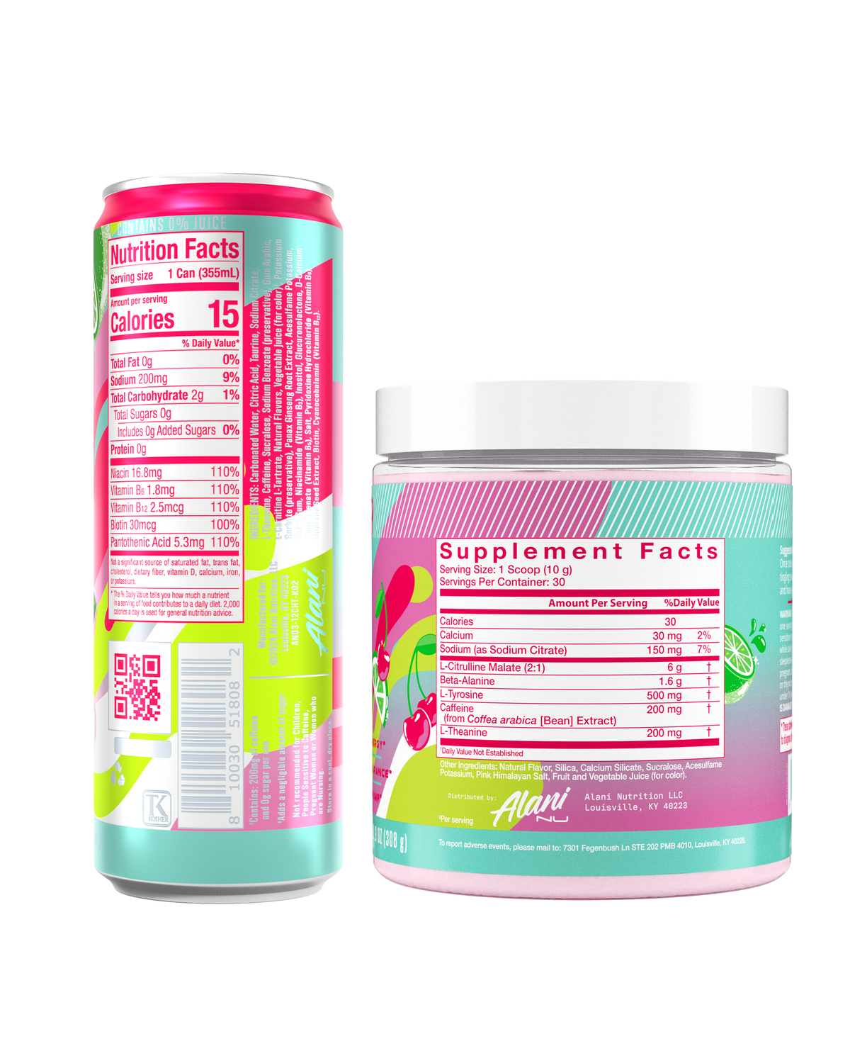 Energy Drink & Pre-Workout - Cherry Twist / 12 Pack Energy Drink & 30 Serving Pre-Workout I2 - image 3