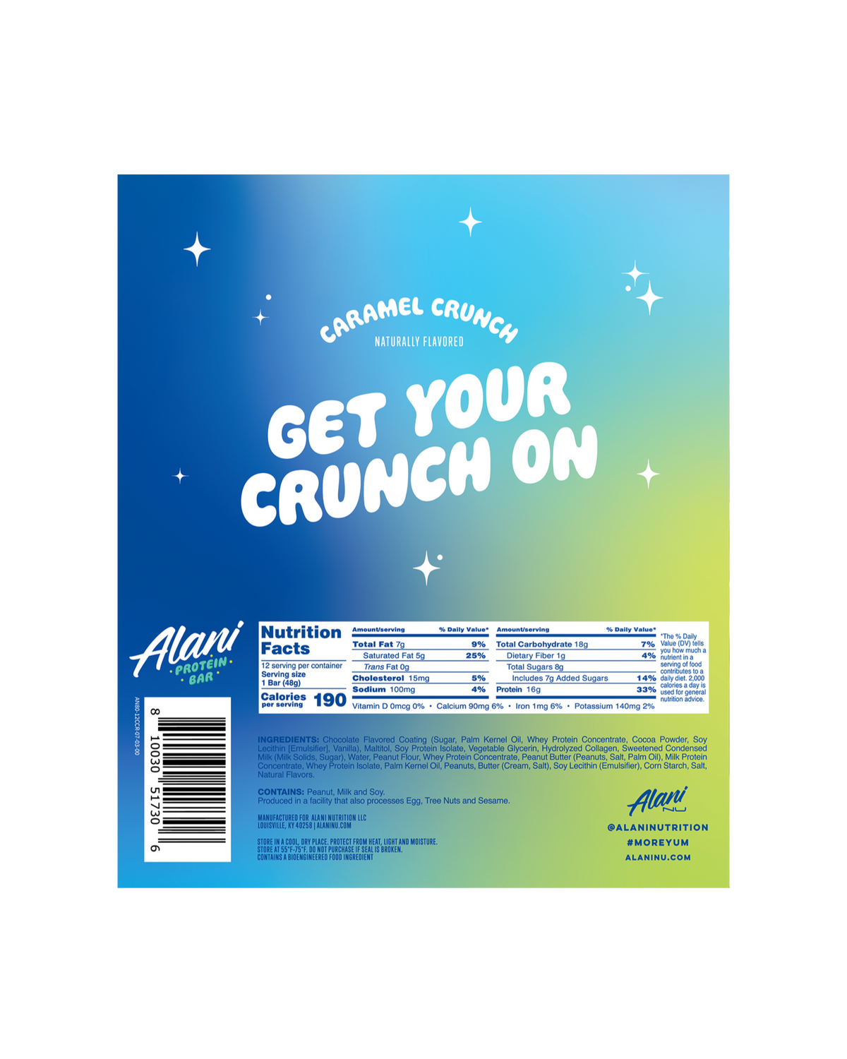 Protein Bar - Caramel Crunch / 12 Pack U0 - image 3