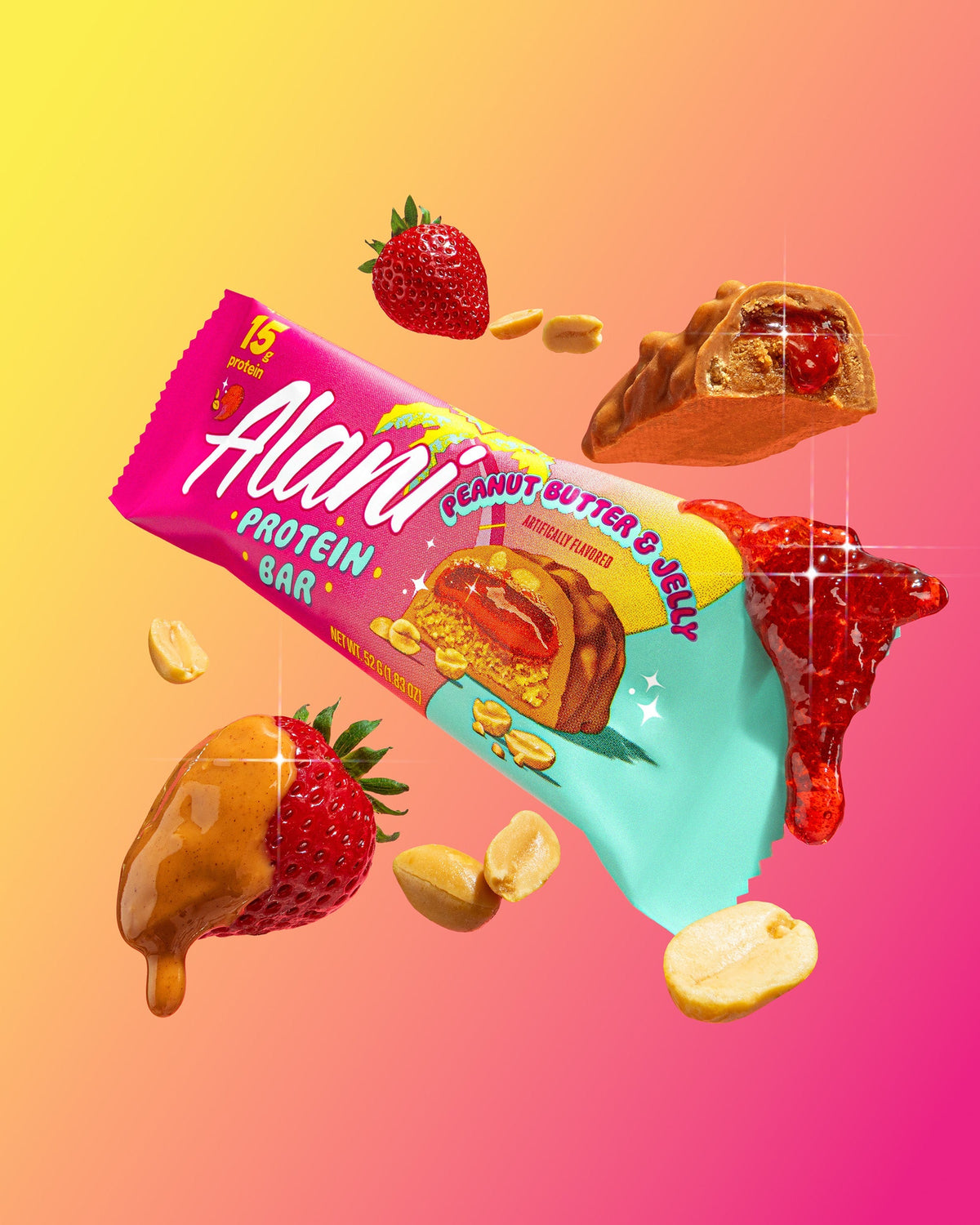 Protein Bar - Peanut Butter & Jelly / 12 Pack A4 - image 5