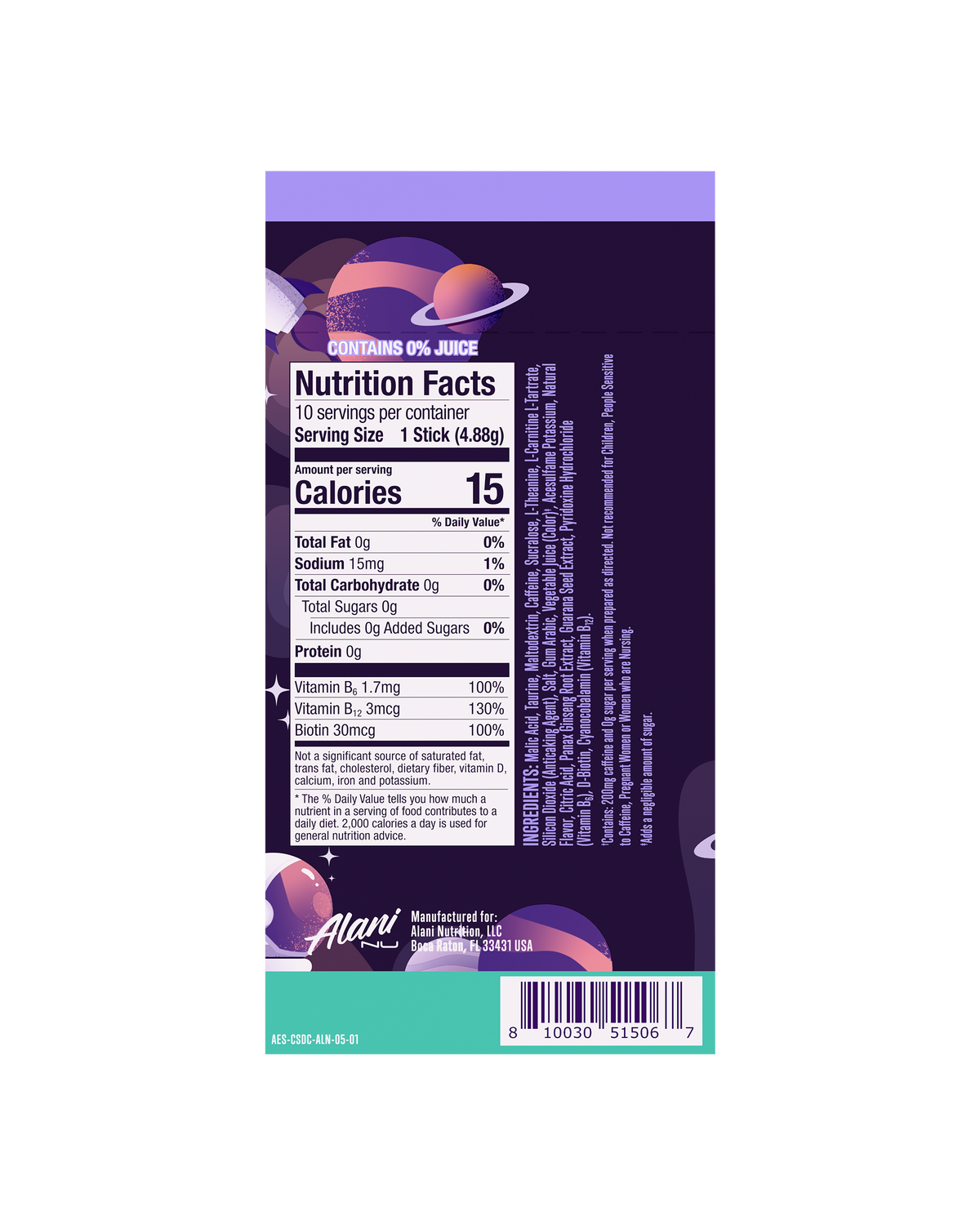 Energy Sticks - Cosmic Stardust / 10 Pack J1 - image 3