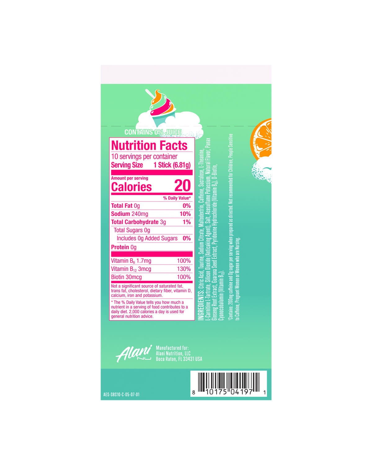 Energy Sticks - Sherbet Swirl / 10 Pack P3 - image 3