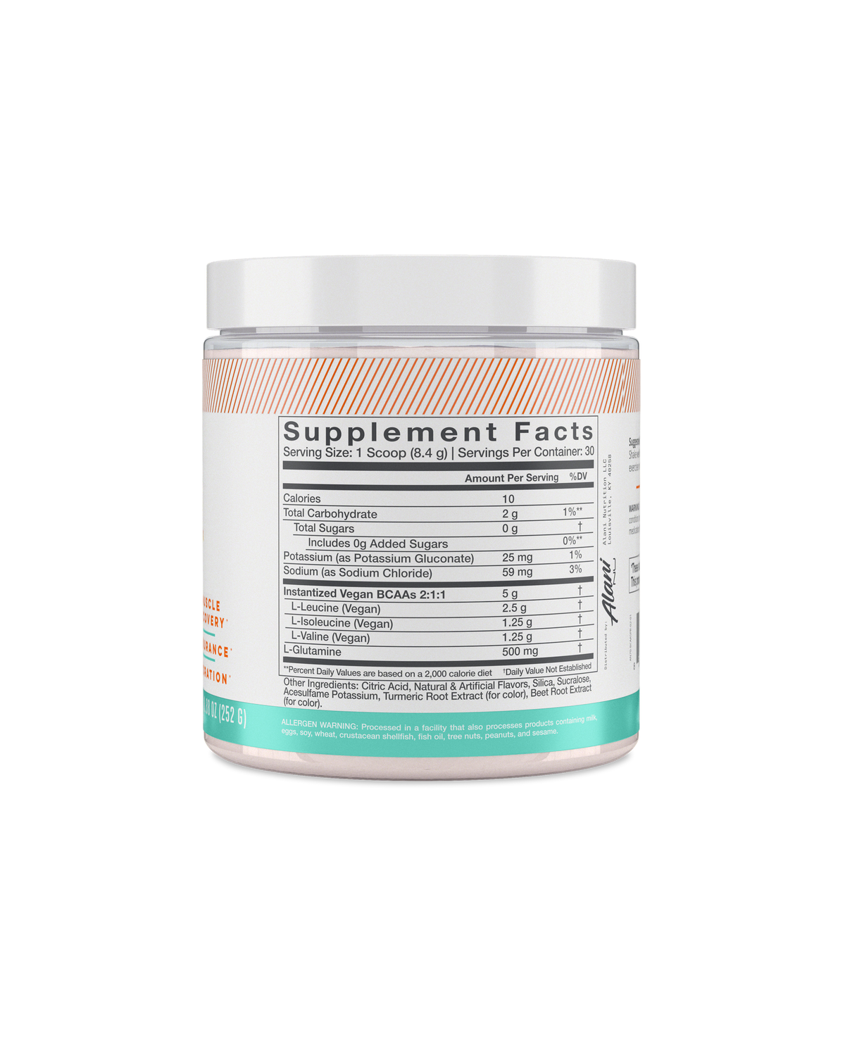 BCAA - Sour Peach Rings / 30 Servings U9 - image 3