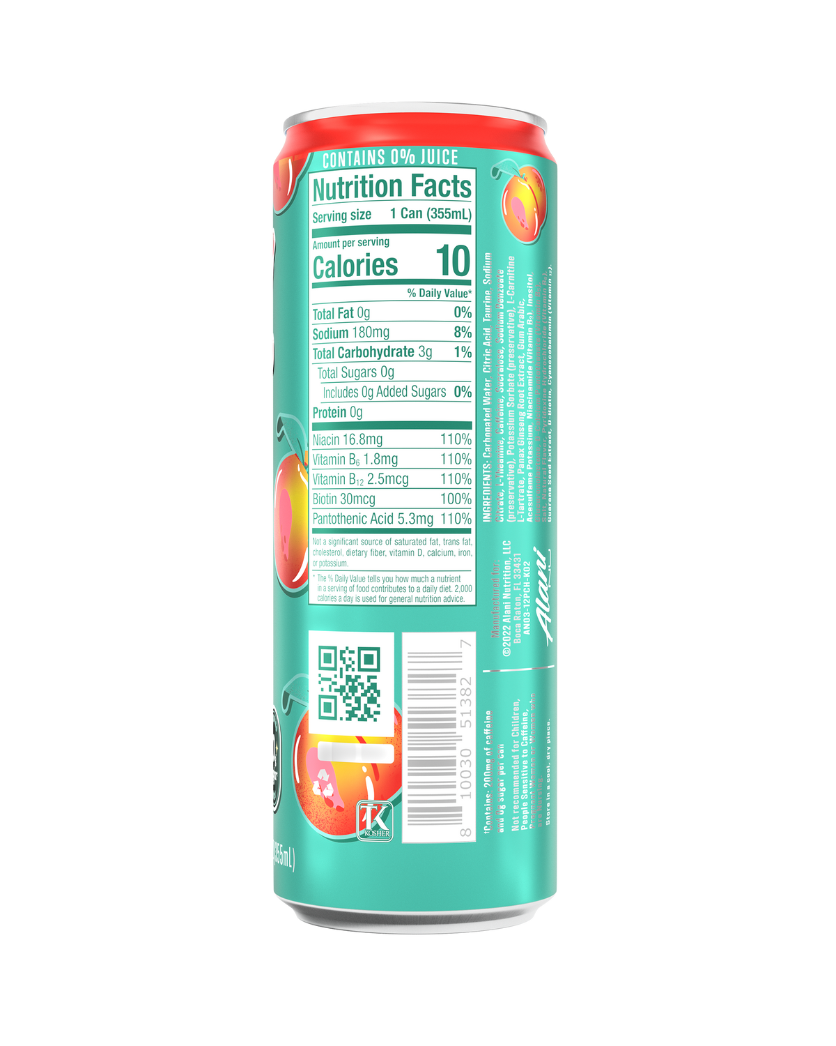 Energy Drink - Juicy Peach / 12 Pack N6 - image 3